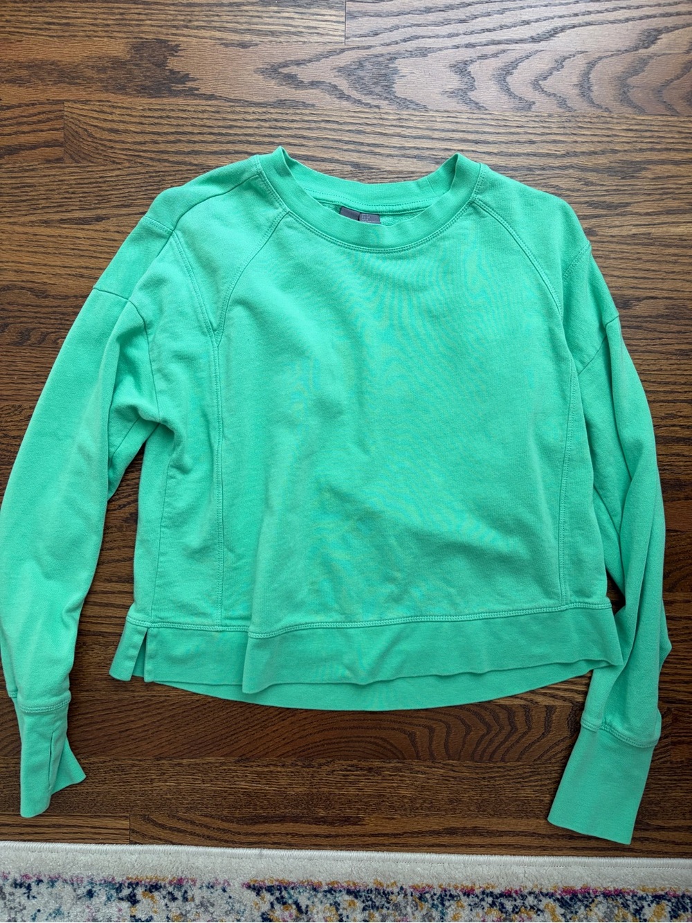 Sweaty Betty Bright Green Crew Sweatshirt